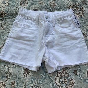 Old Navy White Jean Shorts NWT